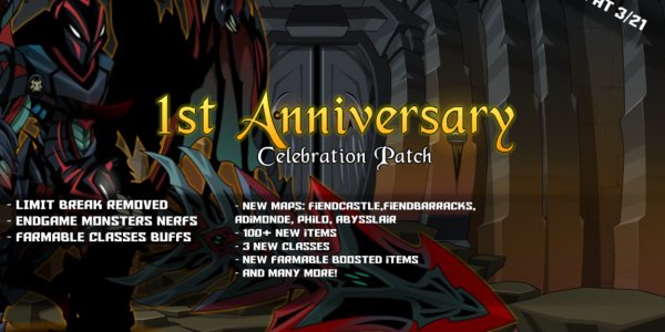 Adventura 1st Anniversary Celebration Patch