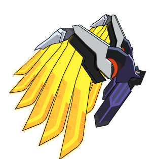 Saber Codename Storm Mecha Wings