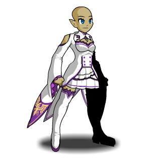 White Elven Princess Robe male