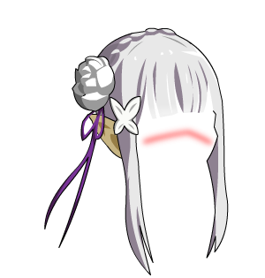 White Elven Princess Locks