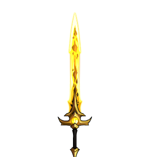 Golden Draco Knight Sword