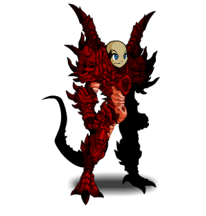 Red Dragon Plate male
