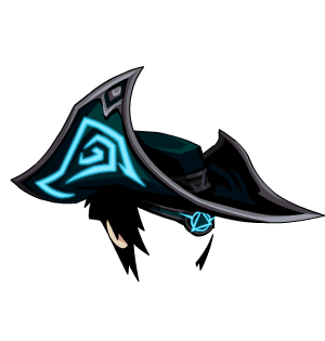 Dark Caster Naval Hat + Eyepatch