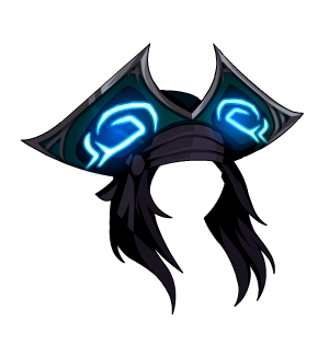 Dark Caster Naval Tricorn Locks