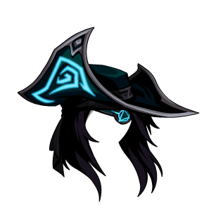 Dark Caster Hat + Eyepatch Locks