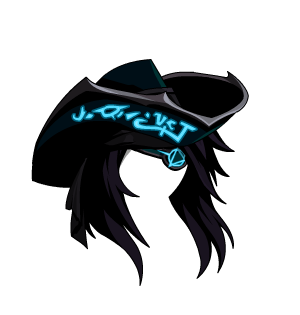 Dark Caster Captain Hat Eyepatch Locks