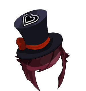 Gothika Locks Top Hat