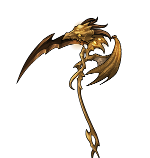 Golden Dragon Scythe of Infinity | (Weapon) Polearm | Adventura